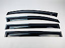 Дефлектори вікон (вітровики) для Opel Zafira B 2005-2015 накладні (DEFL) Q2, фото 6