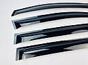 Дефлектори вікон (вітровики) для Opel Zafira B 2005-2015 накладні (DEFL) Q2, фото 7
