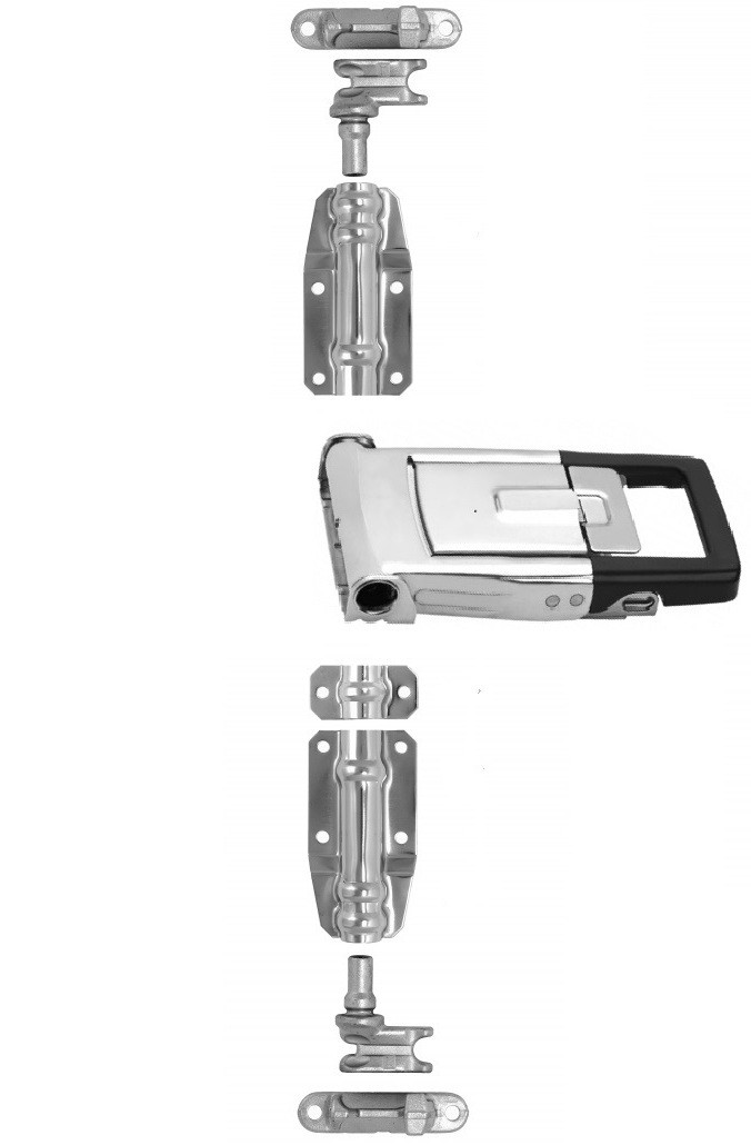 Замок штанговий зовнішній Ø22мм, цинк Pastore Lombardi (Італія), фото 1