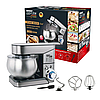 Тестомес міксер Zepline з неіржавкої сталі на 6 літрів, 3500 Вт, фото 6