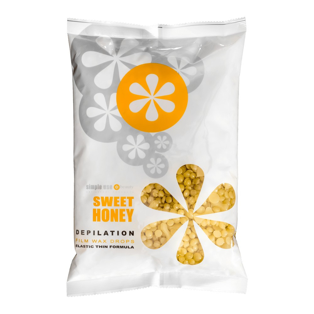 Плівковий віск для депіляції в гранулах Simple Use Sweet Honey, 800 г, фото 1
