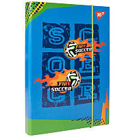 Папка для зошитів картонна на гумці В5 Yes Football. Game