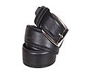 Чоловічий ремінь зі штучної шкіри під штани 330724 чорний, фото 6