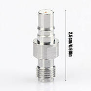 Перехідник антенний QMA Female - SMA Female з'єднувач адаптер для антен, підсилювачів, FPV передавачів, фото 3