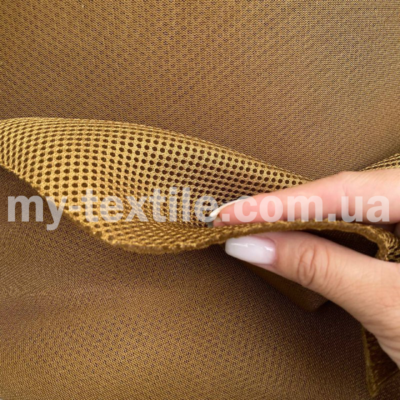 Сітка неопрен 3Д підкладкова Світлий хакі, фото 1