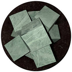 Камінь для сауни Жадеїт у формі куба 7x7x7 см, 10 кг