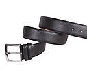 Чоловічий ремінь зі штучної шкіри під штани D-86 чорний, фото 4