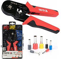 Кримпер Для Обтиску Трубчастих Наконечників 0.25-10 мм², Набір 1201 шт YATO (YT-23052)