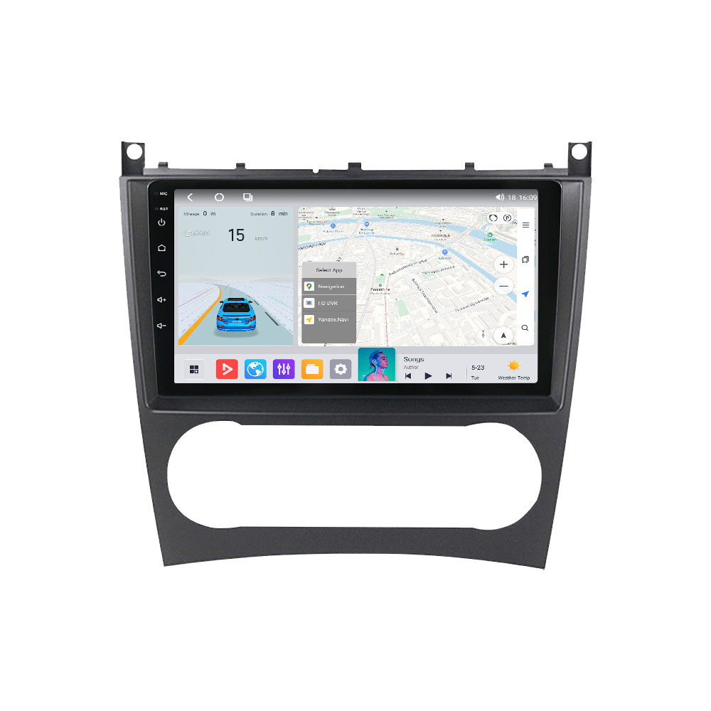 Штатна магнітола Mekede MS Mercedes C-Class W203 (2004-2011) QleD