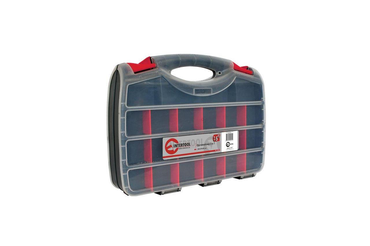 Організатор Intertool 15" 2-в-1 380 х 290 х 80 мм, фото 1