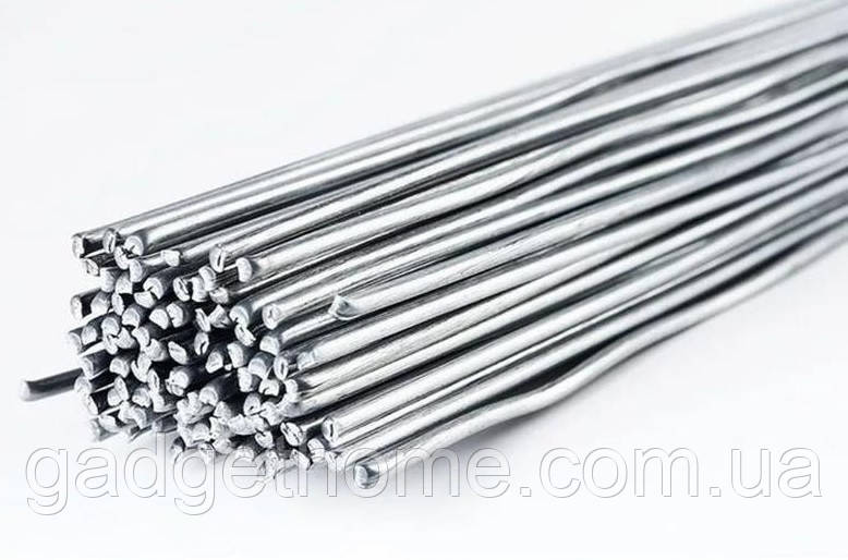 ТОП! Припий з флюсом для пайки алюмінію, 50см 2м пруток, 50 шт - (gHome), фото 1