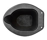 Відро-туалет пластикове 16 літрів чорне 46*38*36 см (ПолімерАгро), фото 5