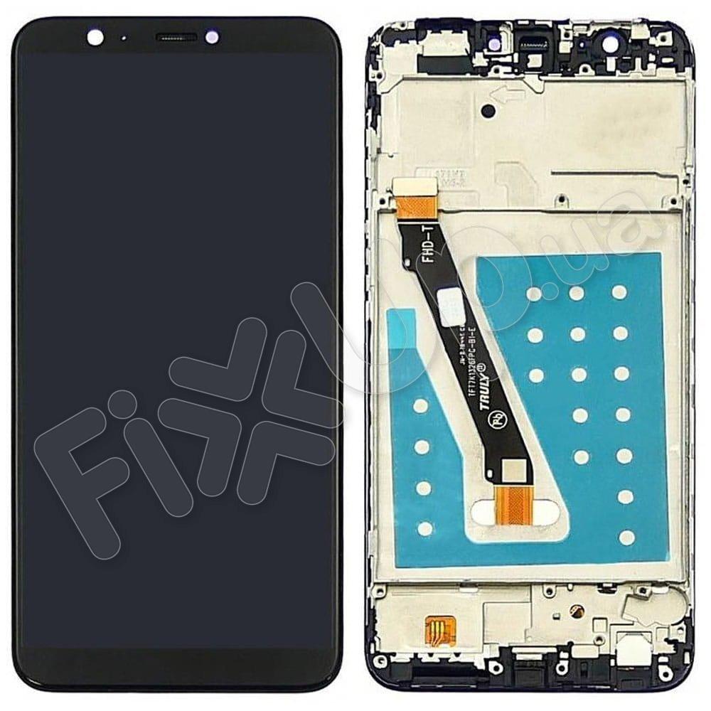 Дисплей для Huawei P Smart, Enjoy 7s (FIG-L31/FIG-LX1) з тачскріном і рамкою в зборі, колір чорний