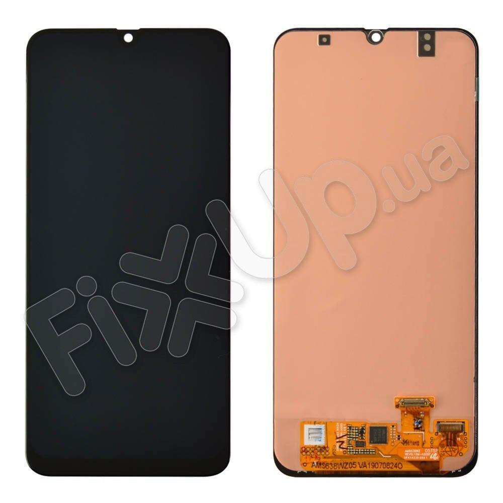 Дисплей для Samsung A305 Galaxy A30 (2019) з тачскрином у зборі, колір чорний, Original Change Glass