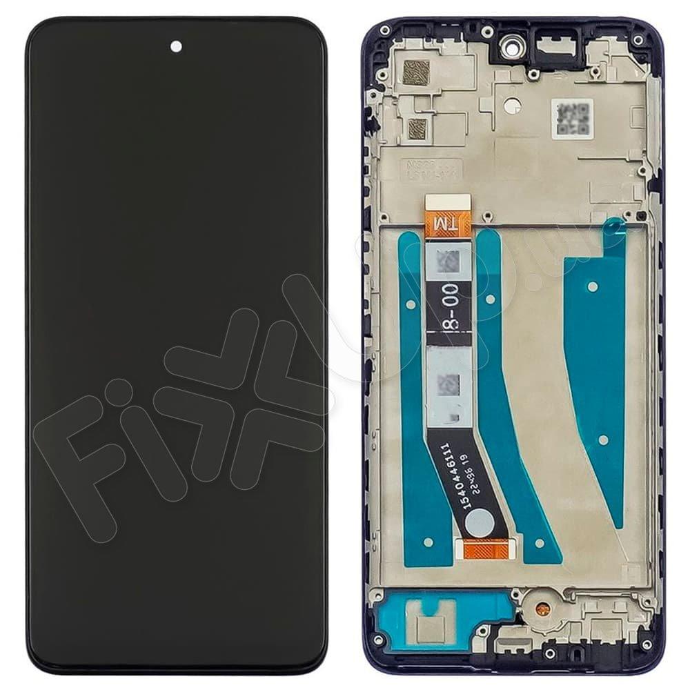 Дисплей для Motorola XT2235 Moto G32, з тачскрином і рамкою в зборі, колір чорний