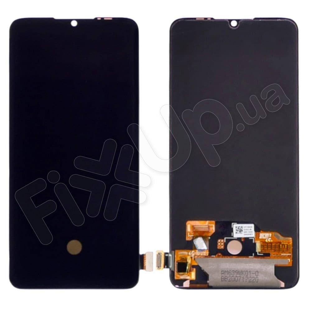 Дисплей для Xiaomi Mi9 Lite з тачскрином і рамкою в зборі, колір чорний, OLED