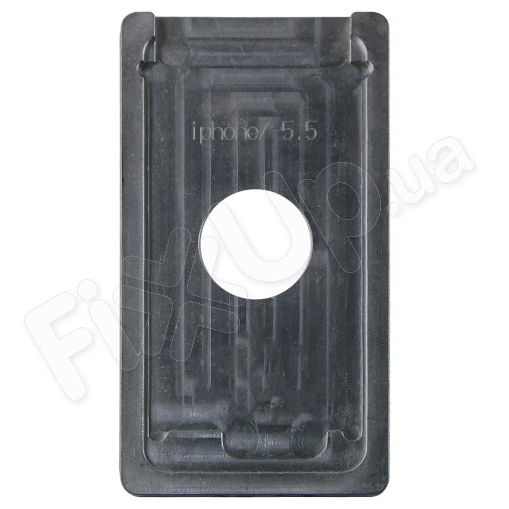 Металева форма для дисплея iPhone 7 Plus (5.5), для скла з рамкою