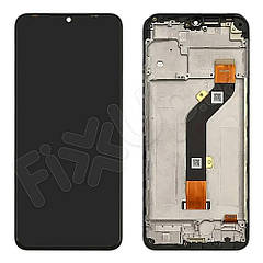 Дисплей для Infinix Hot 20i, з тачскрином і рамкою в зборі, колір чорний