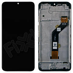 Дисплей для Infinix Smart 6 (X6511), з тачскрином і рамкою в зборі, колір чорний