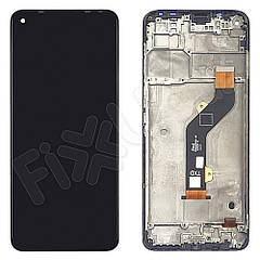 Дисплей для Infinix Hot 10 (X682), з тачскрином і рамкою в зборі, колір чорний