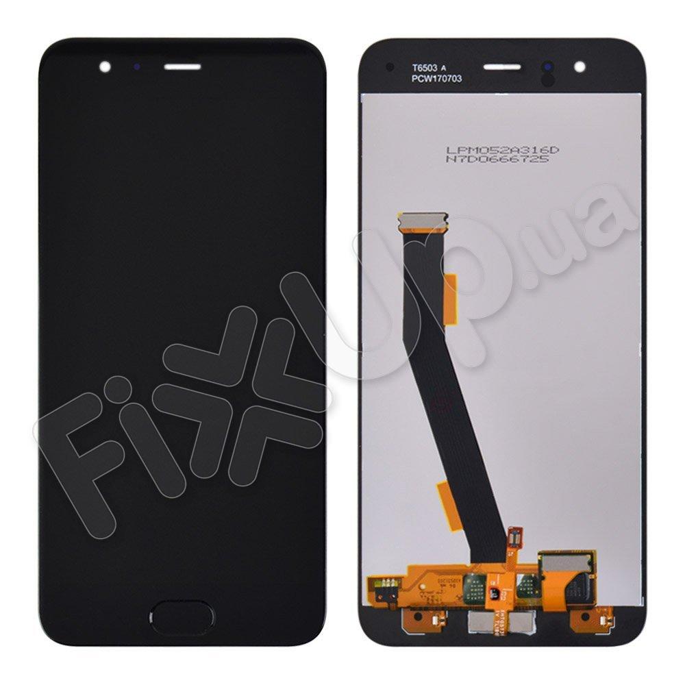 Дисплей Xiaomi Mi6 з тачскрином і датчиком відбитка, колір чорний, уцінка