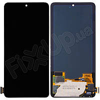 Дисплей для Xiaomi Poco F3, Redmi K40, з тачскрином у зборі, колір чорний, OLED