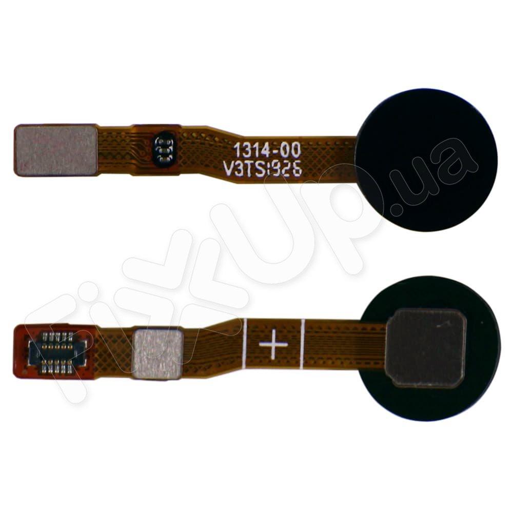 Шлейф для Xiaomi Redmi Note 8 Pro, зі сканером відбитків, колір чорний