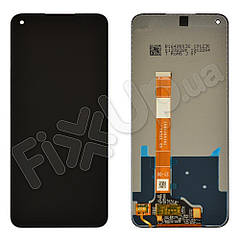 Дисплей для Realme 6 з тачскріном в зборі, колір чорний, Китай високої якості