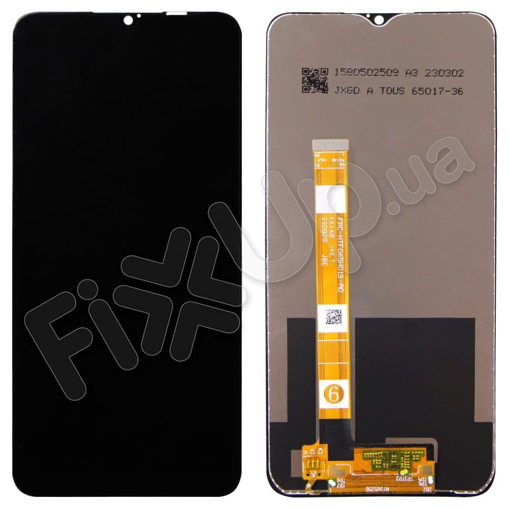 Дисплей для Realme 5, Realme 6i, Realme C3 з тачскрином у складі HTF065H019, колір чорний