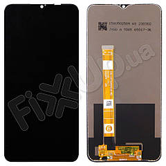 Дисплей для Realme 5, Realme 6i, Realme C3 з тачскрином у складі HTF065H019, колір чорний