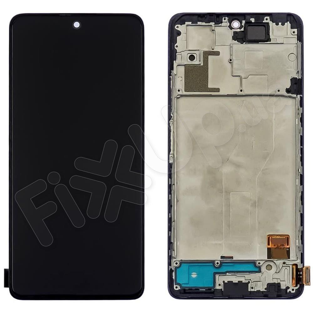 Дисплей для Xiaomi Redmi Note 10 Pro (M2101K6G) з тачскрином і рамкою в зборі, колір чорний, OLED