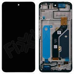Дисплей для Infinix Hot 12 (X6817), з тачскрином і рамкою в зборі, колір чорний