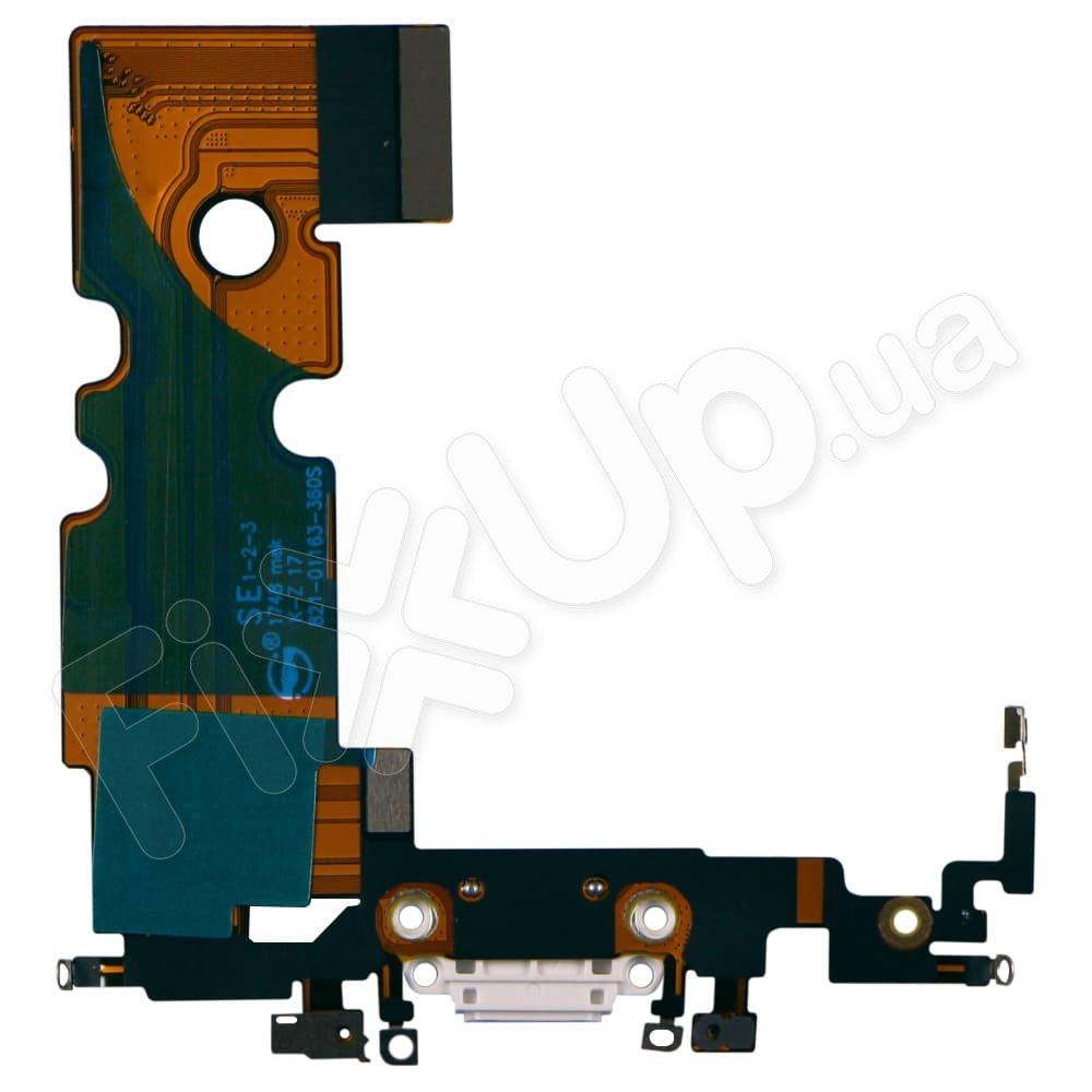 Шлейф із роз'ємом зарядки та мікрофоном для iPhone SE 2020, колір білий