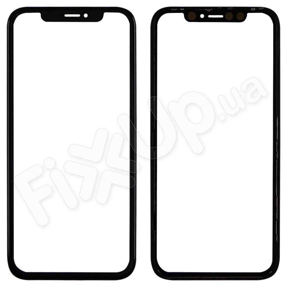 Скло з рамкою + OCA плівка для iPhone XR (6.1), колір чорний