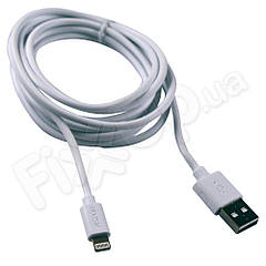 Кабель Lightning для iPhone Aspor 172L 2.1 A 2m, колір білий