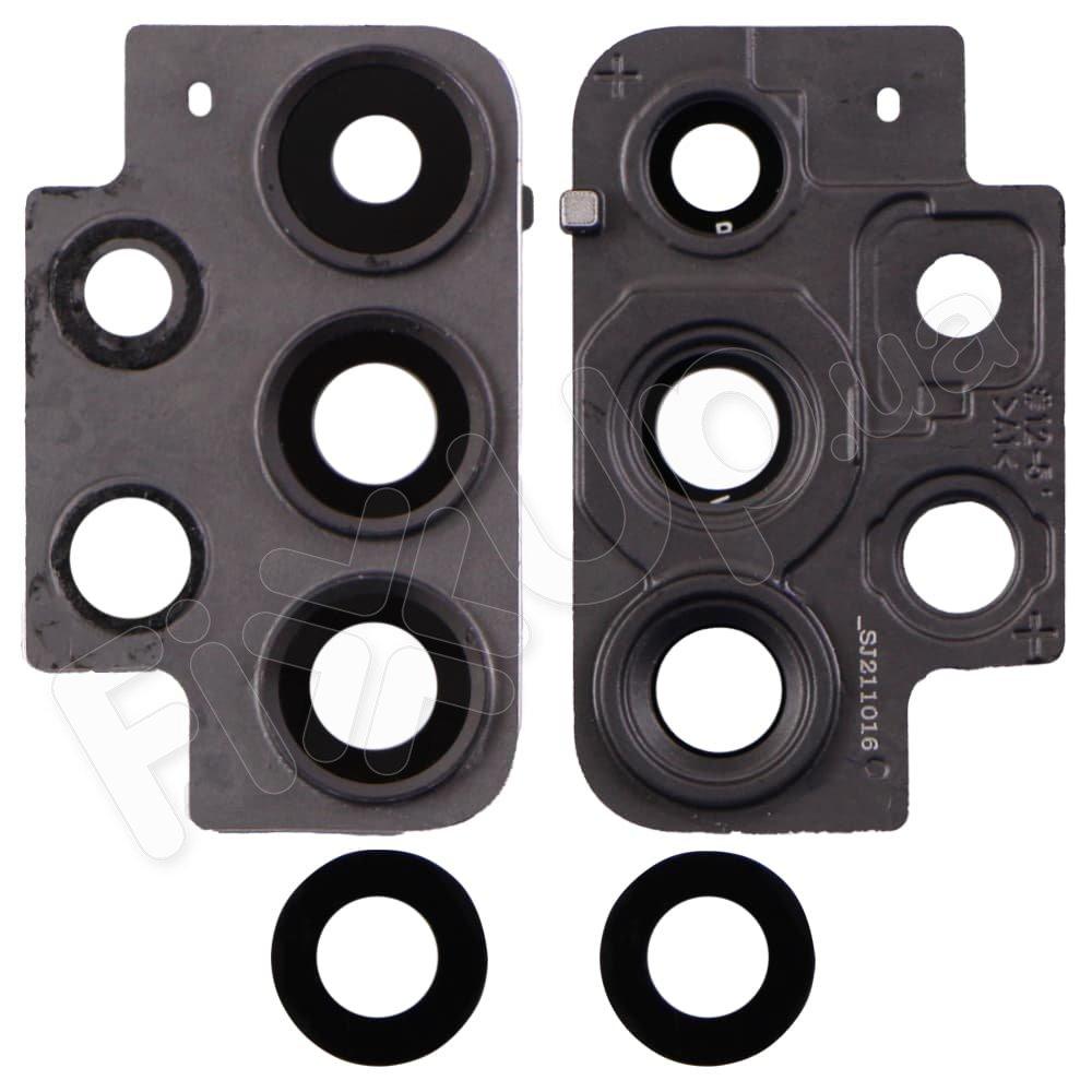 Скло камери для Samsung A525 Galaxy A52 2021, з рамкою, 3 шт.