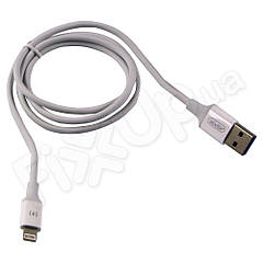 Кабель Lightning для iPhone, Aspor A129 5A, 1 м, колір білий