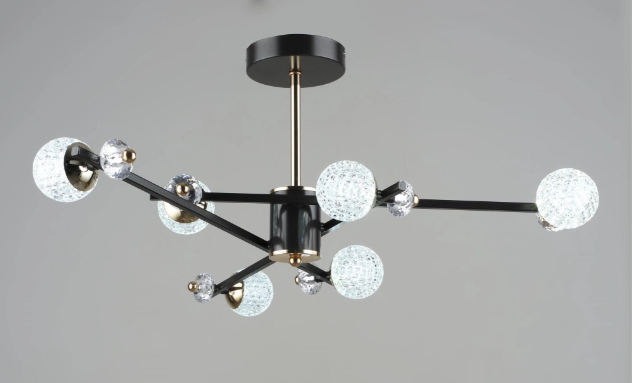 Люстра світлодіодна Sirius Pontault B N6189/6 COFFEE+FGD 72W