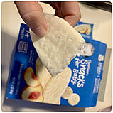 Вафлі для прорізування зубів Gerber Teethers wafers банан-персик з 7 місяців, 48 г, фото 7