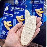 Вафлі для прорізування зубів Gerber Teethers wafers банан-персик з 7 місяців, 48 г, фото 6