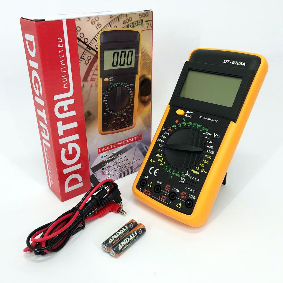 Професійний мультиметр Digital Multimeter DT9205A, Цифровий мультиметр для дому Якісний KQ-78, фото 1