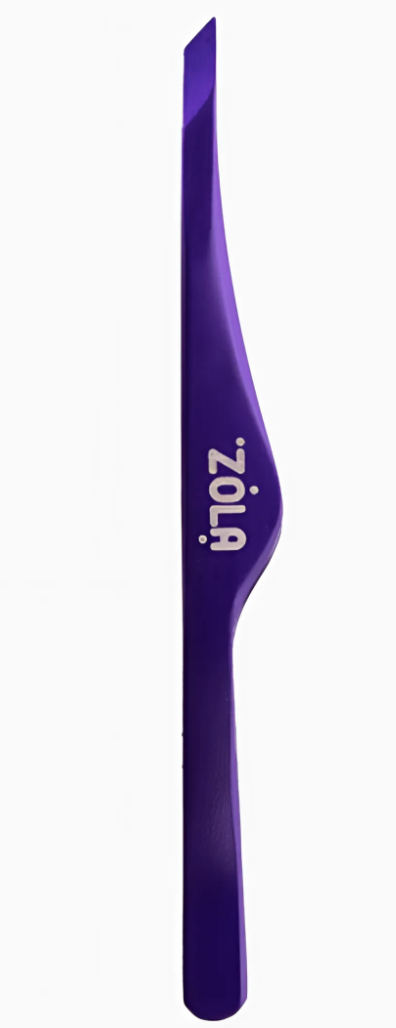 Zola Пінцет професійний для брів VIOLET скошений