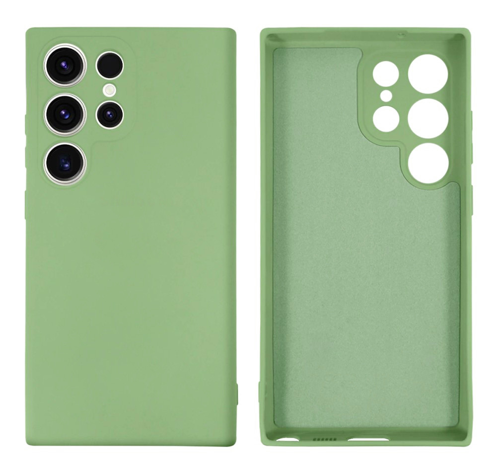 Чохол Silicone case Camera Protective для Samsung S23 Ultra (19) м'ятний Mint