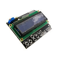 ЖИКИ символьний LCD 1602 з кнопками, синя підсвітка