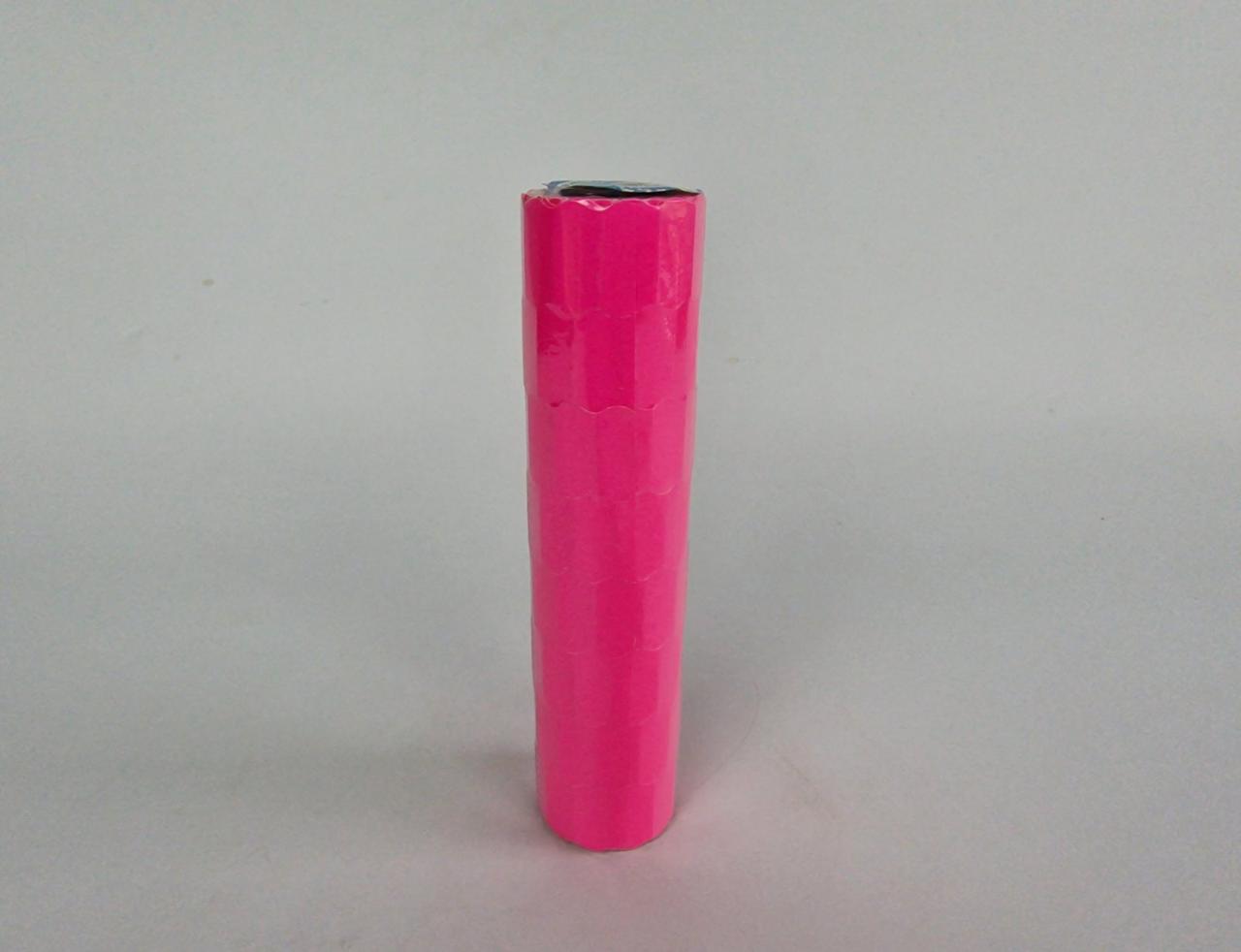 Цінник паперовий маленький малиновий (12х22 мм) 5 м (а8) (8 шт.), фото 1