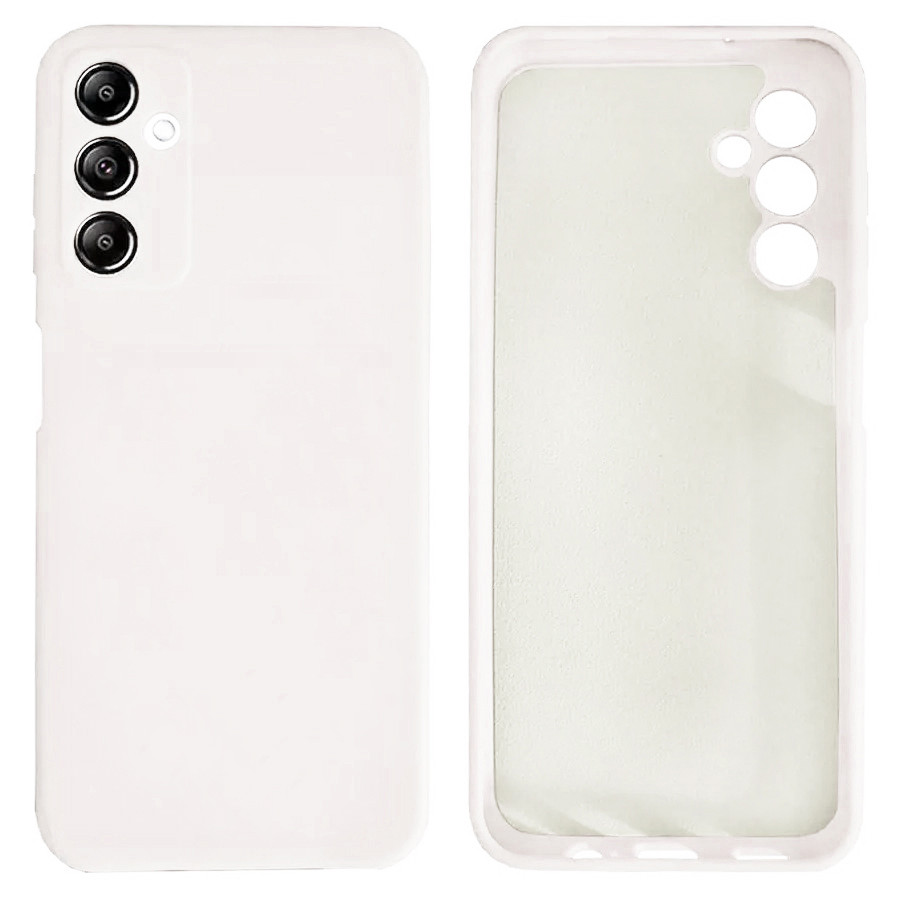 Чохол Silicone case Camera Protective для Samsung A55 (09) білий White
