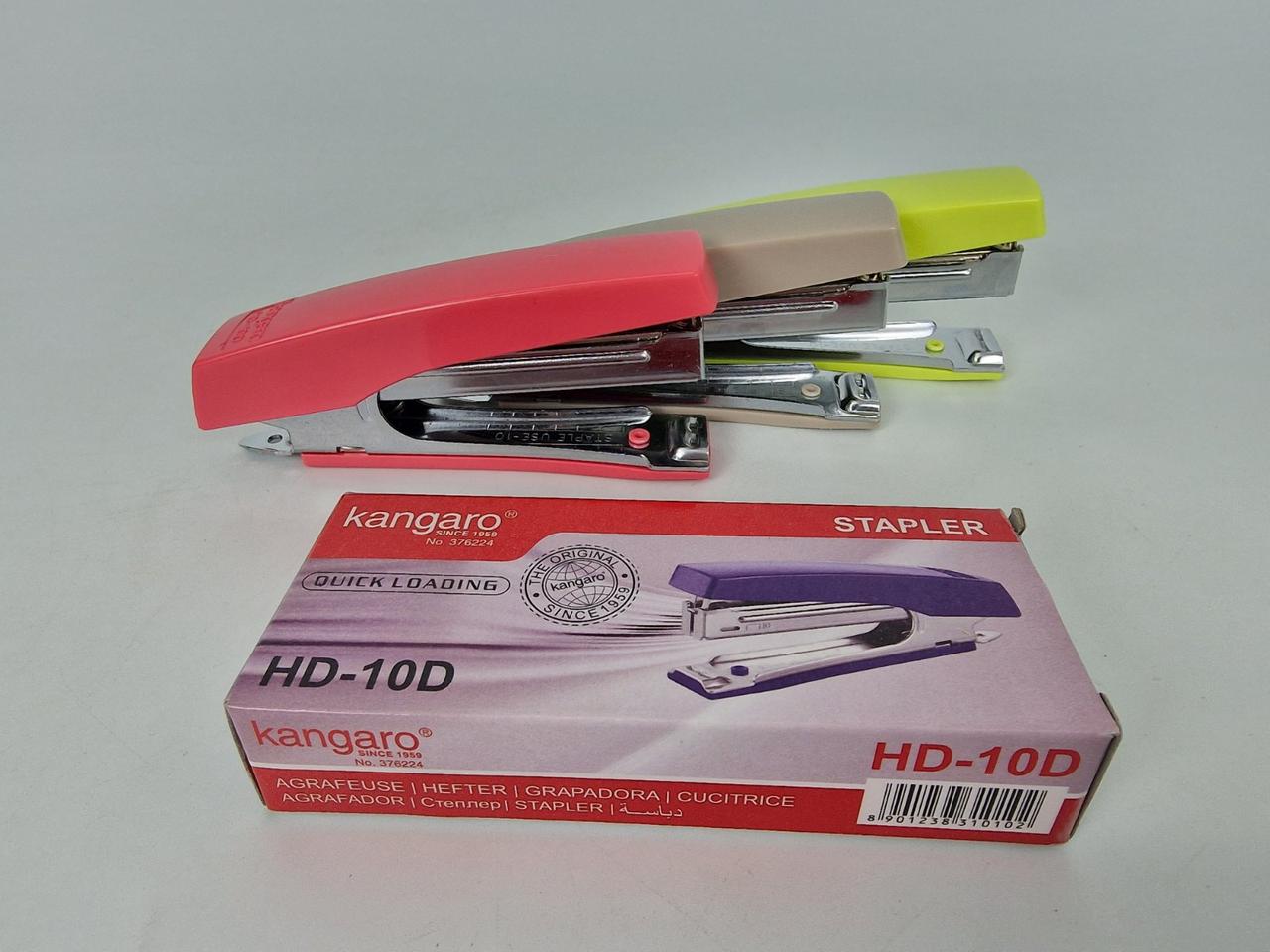 Степлер "10" Kangaro HD-10D 20листів метал.корпус (1 шт.), фото 1