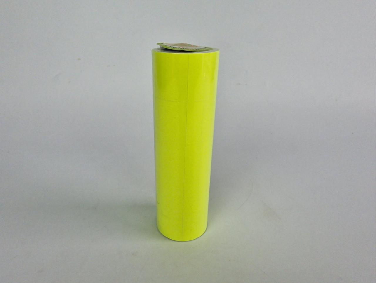 Паперовий цінник великий (жовтий) (р25*35 мм) 4,5 м (5 шт.), фото 1