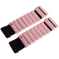 Обтяжувачі-браслети для рук Zelart Fitness Bracelets 2x0,5кг для підвищення ефективності тренувань, фото 2