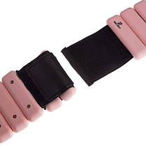 Обтяжувачі-браслети для рук Zelart Fitness Bracelets 2x0,5кг для підвищення ефективності тренувань, фото 4